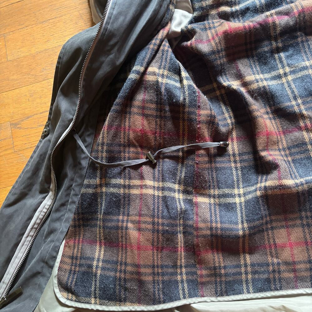 Liz Claiborne hooded utility anorak rain jacket Size L - Picture 8 of 12